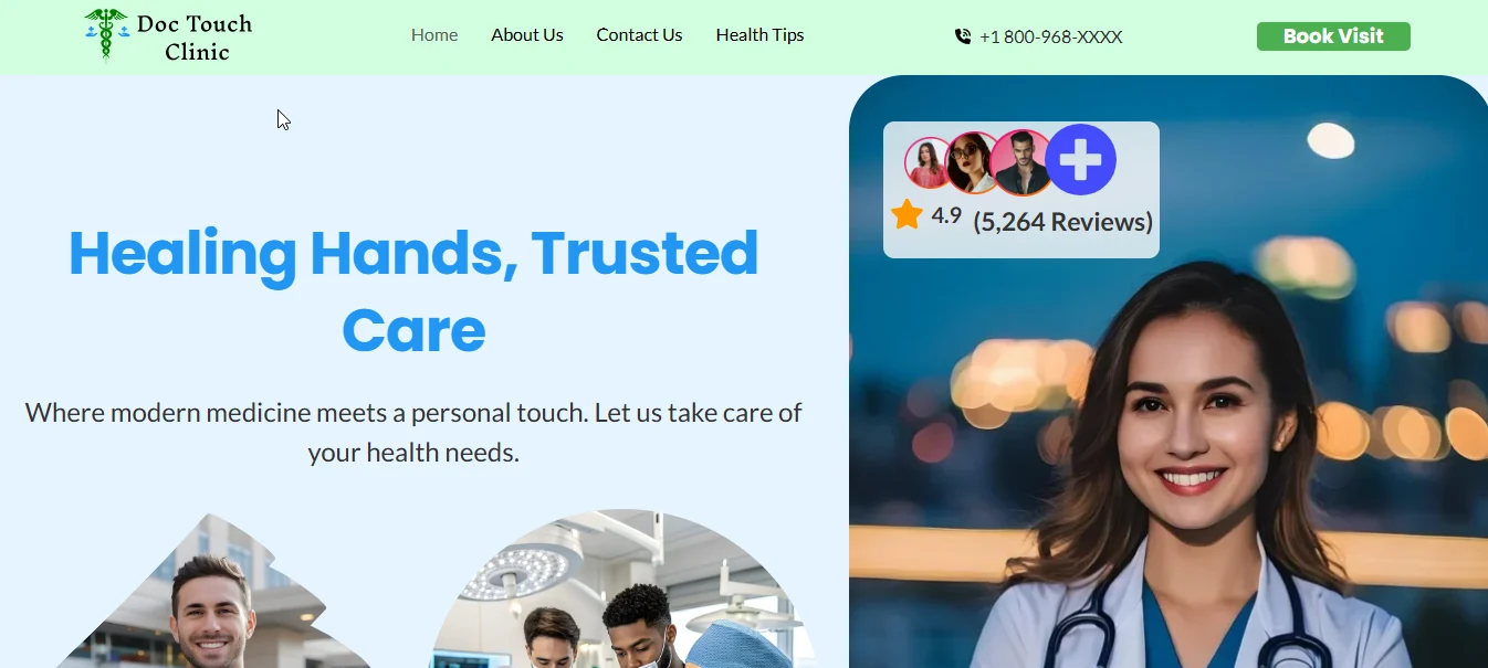 WordPress Developer From Tamil Nadu India Yasin M M Doc Touch Clinic